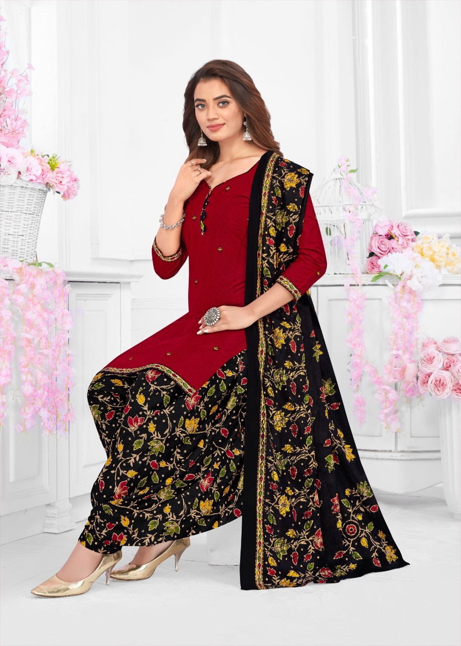 Kesariya Patiyala Vol 1 Printed Cotton Dress Material Catalog
